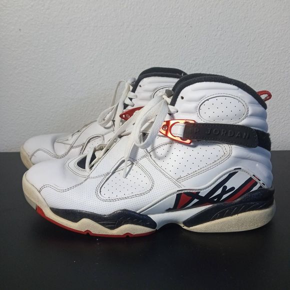 Air Jordan 8 Retro Alternate Leather Size 8 Basketball Shoes 305381-104 Mid Top